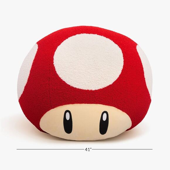 Pottery Barn Other - Pottery Barn Large Super Mario Mushroom Bean Bag Chair Slipcover Nintendo NEW
